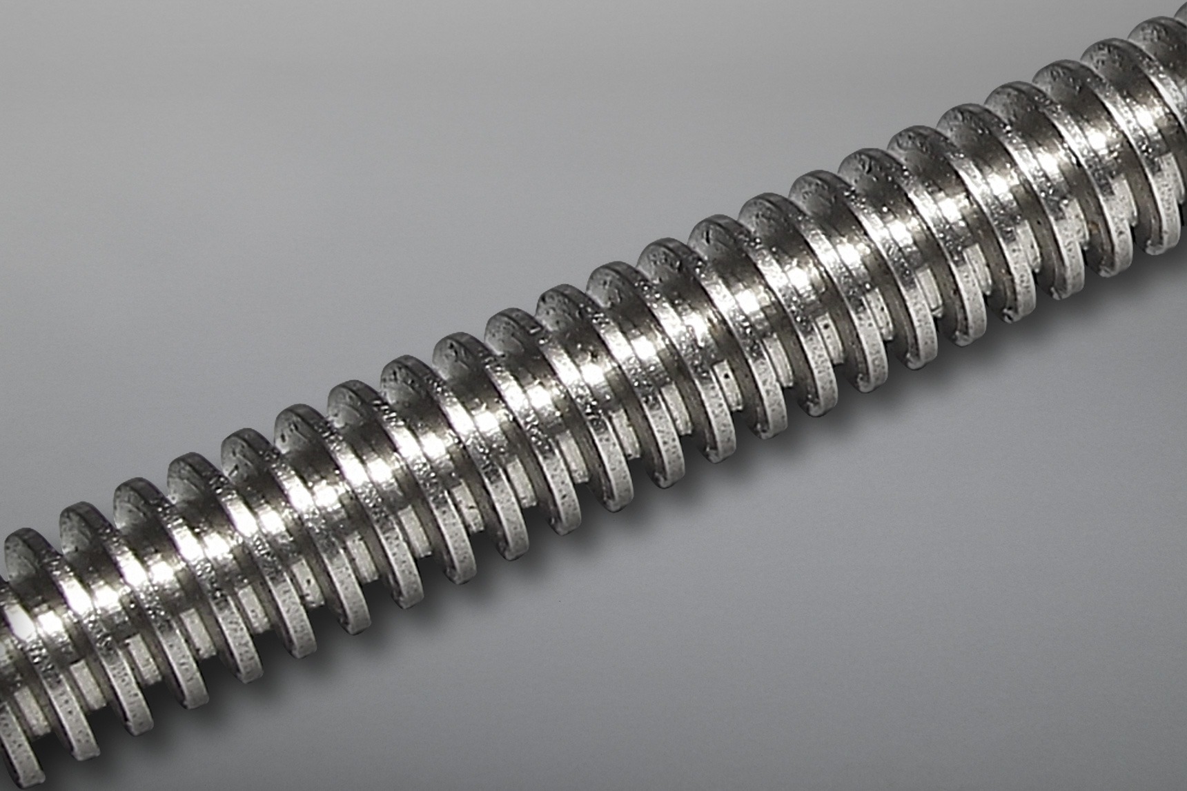 Lead Screws Stainless Steel, Whirled Finish, Right Hand
